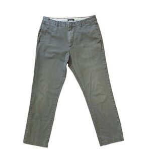 Banana Republic Aiden Chino Men's Gray /olive Pants 100% cotton